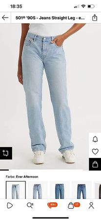Levi's 501 `90S Jeans straight leg Gr. 27 x 32